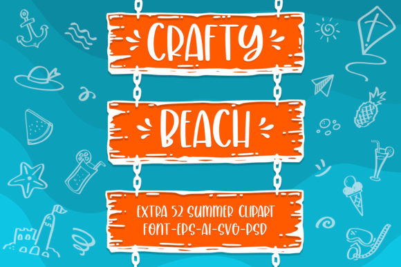 Crafty Beach: Elevating Design with a Casual and Cute Handwritten Font