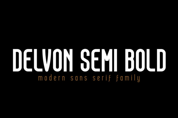Delvon Semi Bold: A Versatile Sans Serif Font for Modern Design