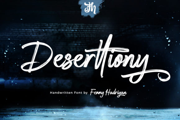 Deserttiony: A Handwritten Font for Creative and Professional Workflows