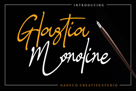 Glastia Monoline Font: Adding Authenticity to Your Design Workflow