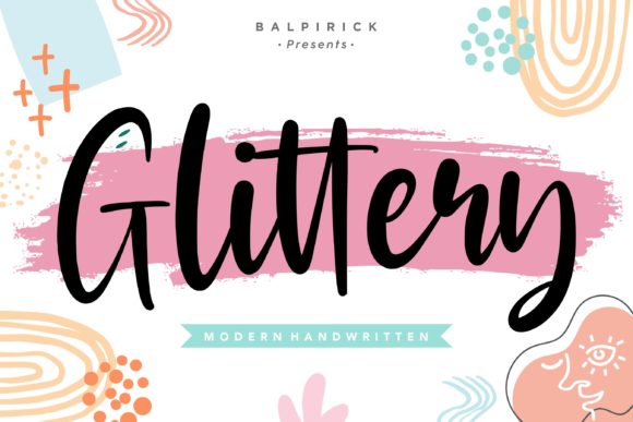Glittery: The Handwritten Font That Elevates Creativity and Design