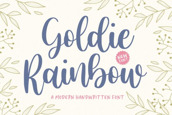 Goldie Rainbow: A Versatile Handwritten Font for Creative Projects