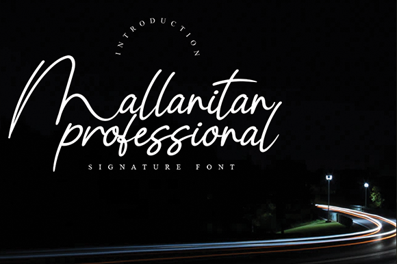 Mallanitan: A Handwritten Font That Brings Personality to Your Designs