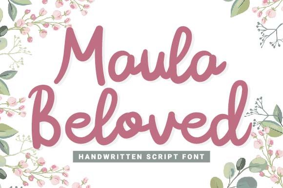 Maula Beloved Font for Creative Expression