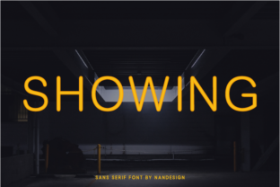 Showing: A Modern Sans Serif Font for Elegant Design