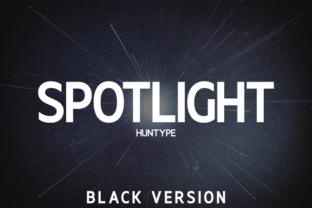 Spotlight Black: A Modern Sans Serif for Clarity and Creativity