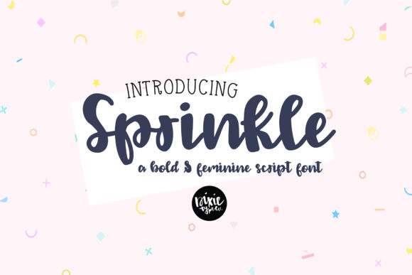 Sprinkle Font: A Bold Handwritten Style for Modern Design