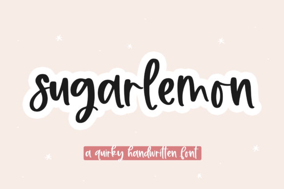 Sugarlemon: A Handwritten Font That Elevates Design with Elegance and Charm