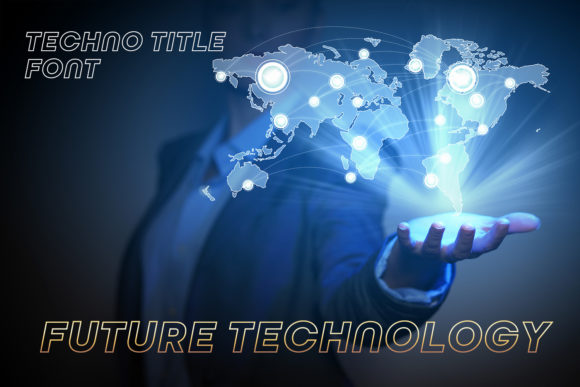 Techno Title: A Modern Font for Practical Design