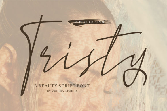 Tristy: A Thin and Elegant Handwritten Font for Strategic Design and Communication