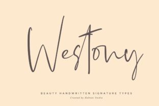 Westony: A Modern Font for Stylish Branding and Personalized Creations