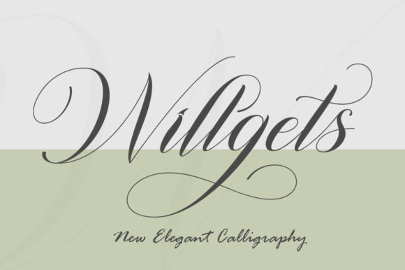 Willgets: A Timeless Handwritten Font for Elegant Design Projects